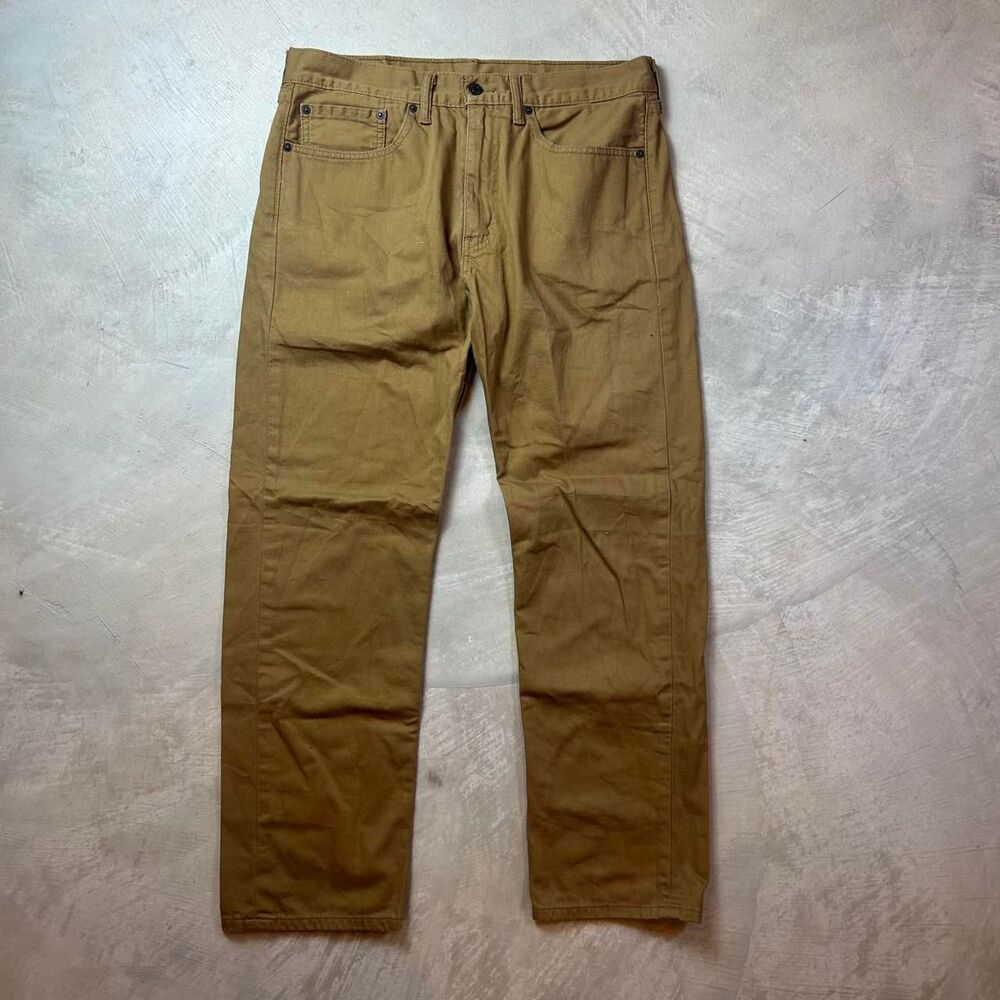 Levi-s Men's Tan and Khaki Trousers